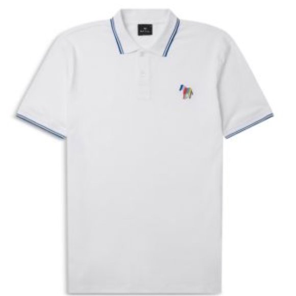 PS Paul Smith Embroidered Zebra Polo Shirt - Picture 2 of 6